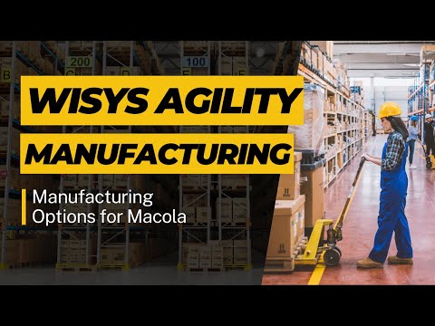WiSys Agility Manufacturing Options for Macola Software