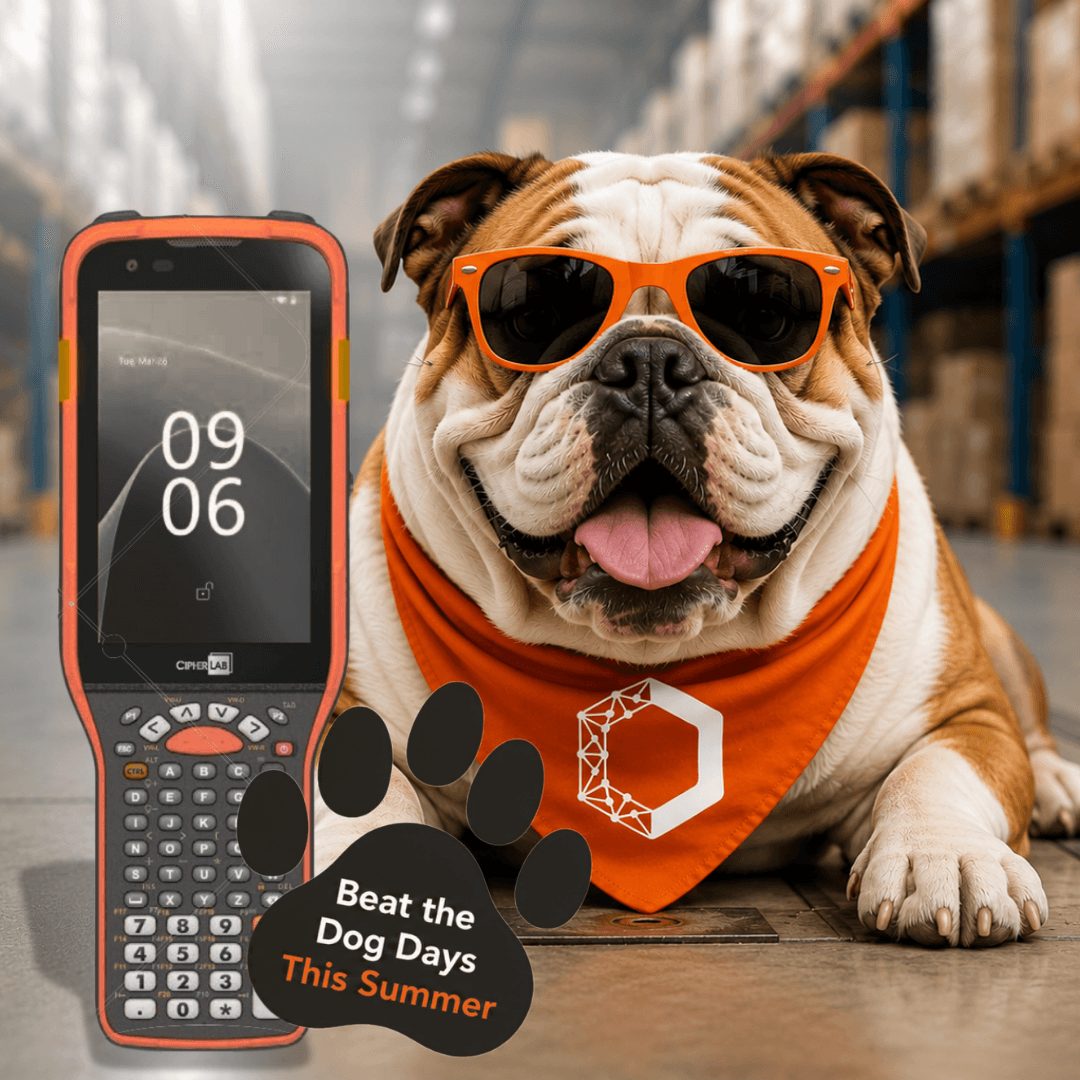 CipherLab mobile device for warehouse operations