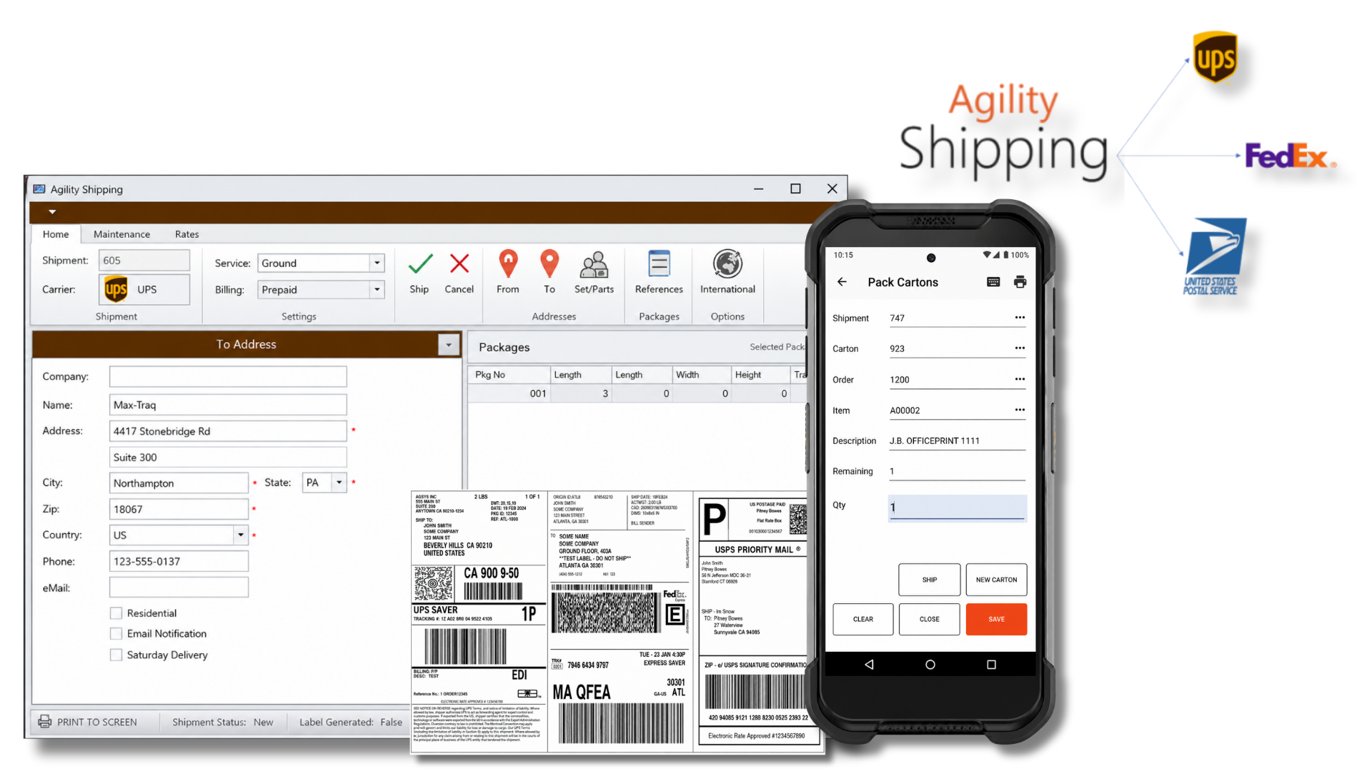 wisys agility shipping